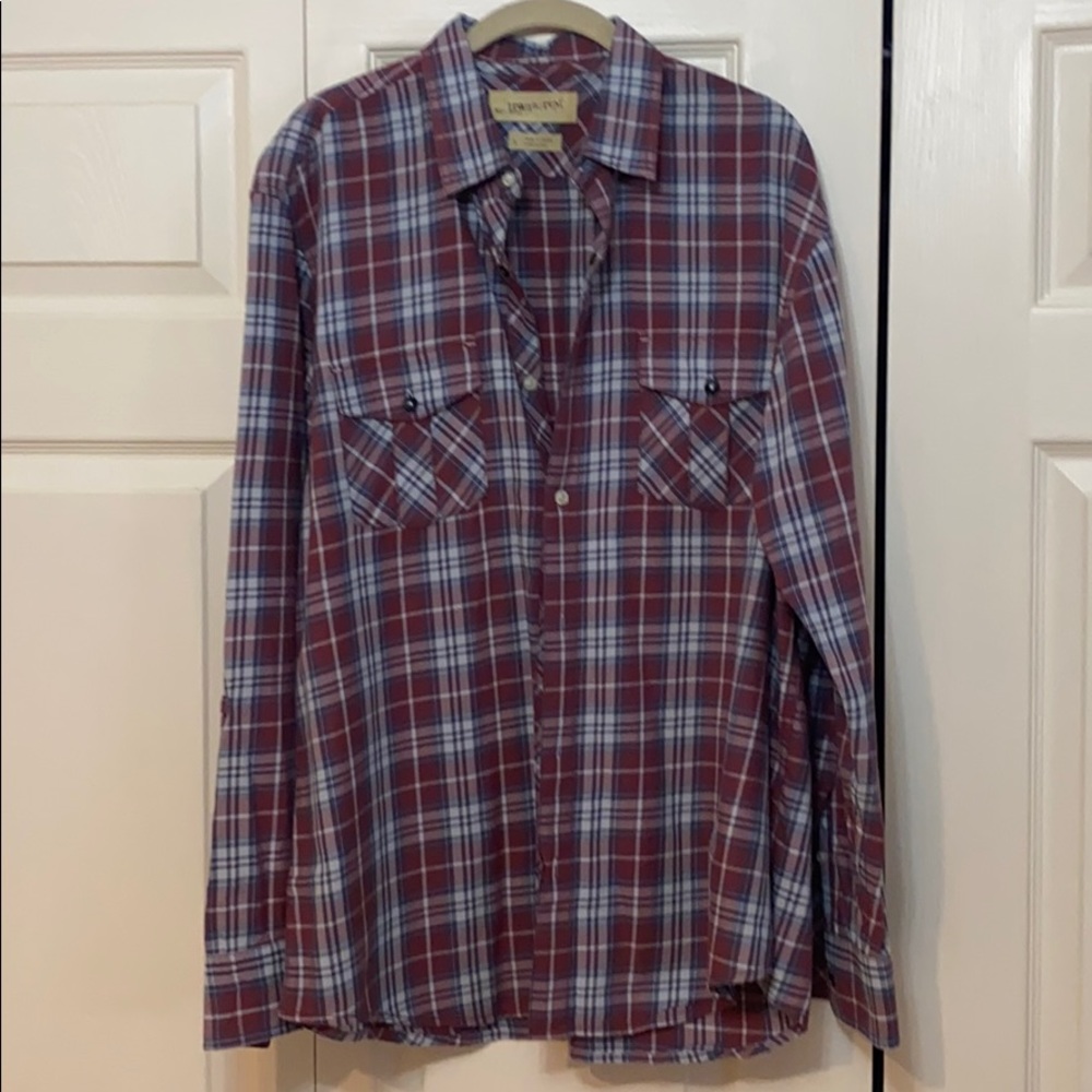 Men’s Transcript designer L/S shirt- like new